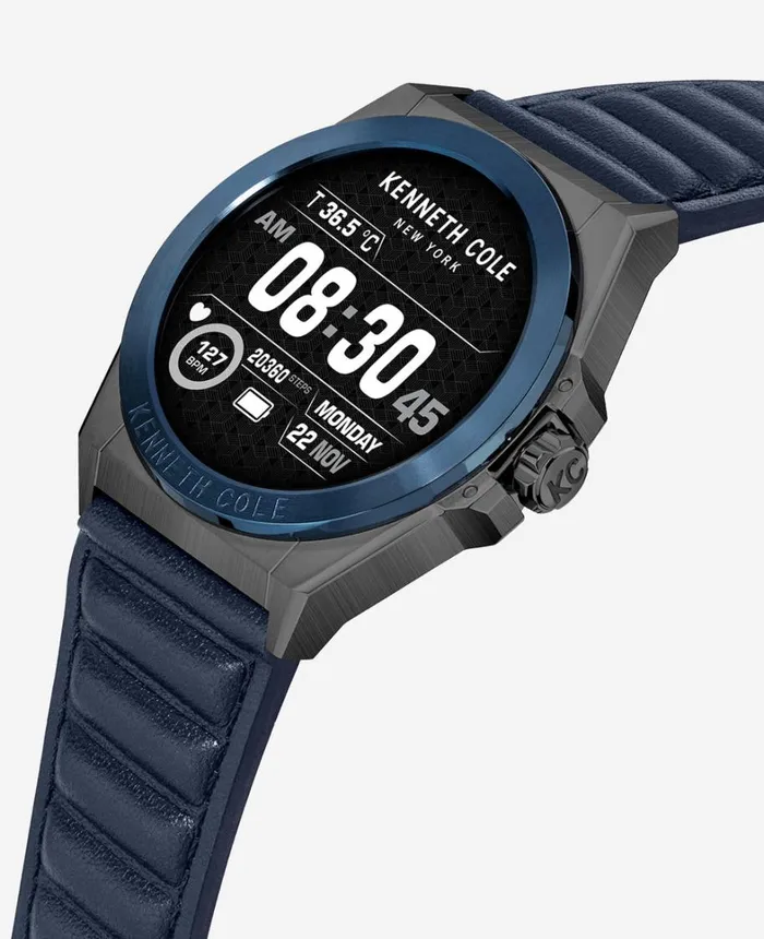 Kenneth Cole Watches Men The Wellness Smartwatch 20 With Interchangeable Band Set Blue