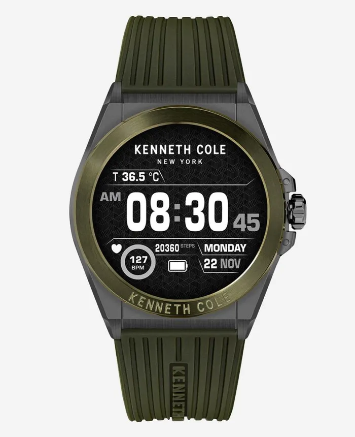Kenneth Cole Watches Men The Wellness Smartwatch 20 With Interchangeable Band Set Olive Kenneth Cole Watches Men The Wellness Smartwatch 20 With Interchangeable Band Set Olive