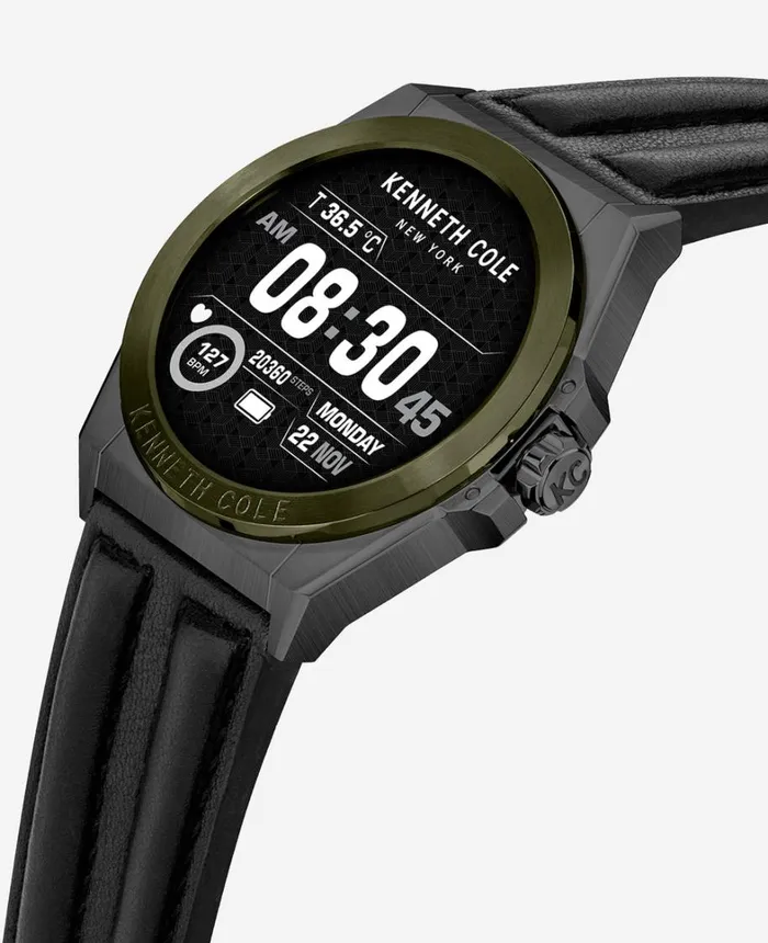 Kenneth Cole Watches Men The Wellness Smartwatch 20 With Interchangeable Band Set Olive