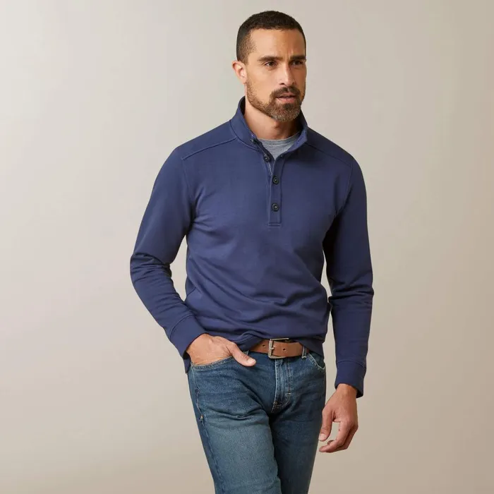 Kentfield Sweatshirt Navy Men Ariat Sweatshirts and Hoodies