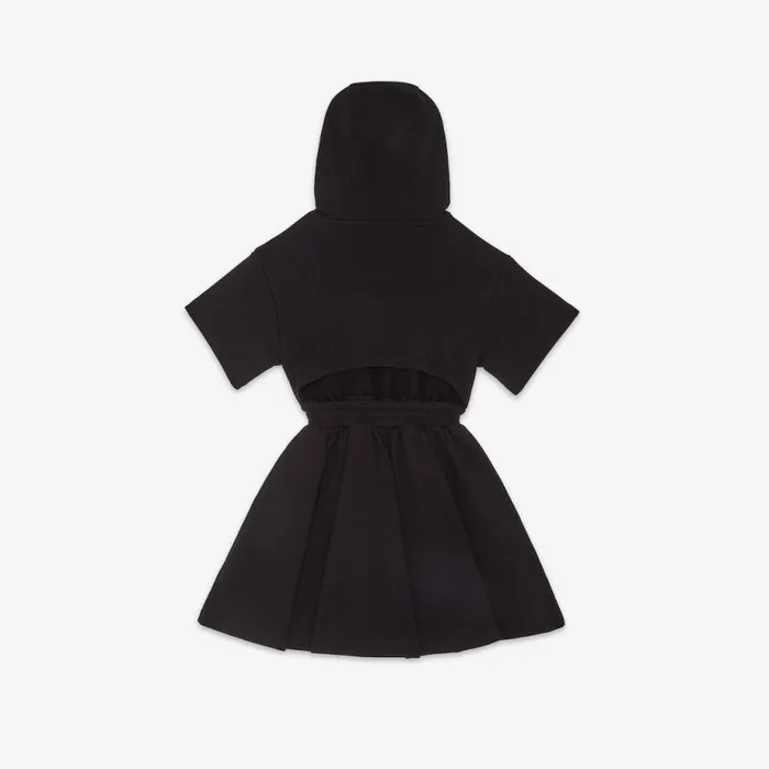 Kids Black Fleece Fendi Roma Dress Black Fendi Ready To Wear