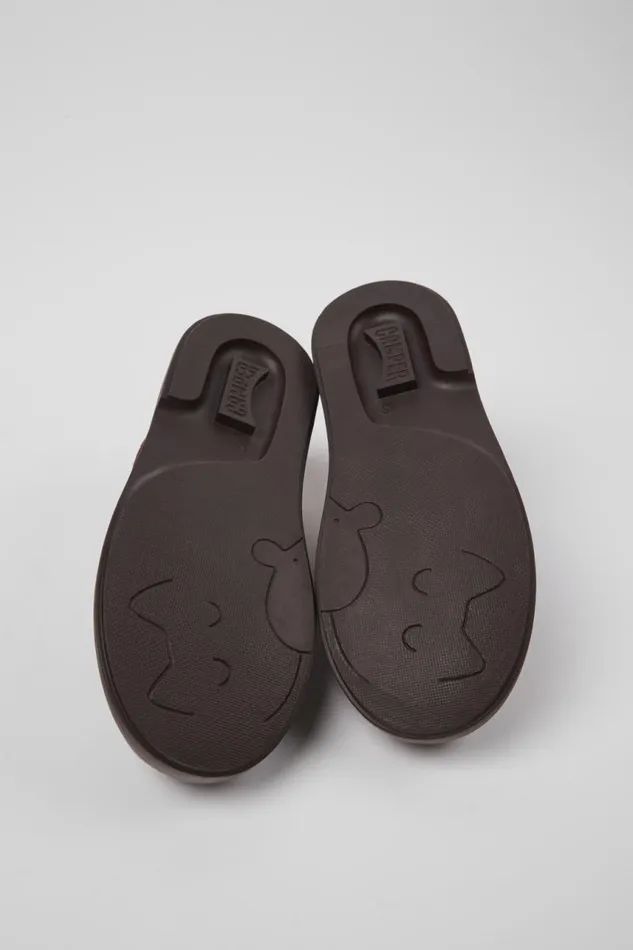 Kids Camper Ballerinas Twins Burgundy Leather Mary Jane Shoes For Kids Kids Camper Ballerinas Twins Burgundy Leather Mary Jane Shoes For Kids