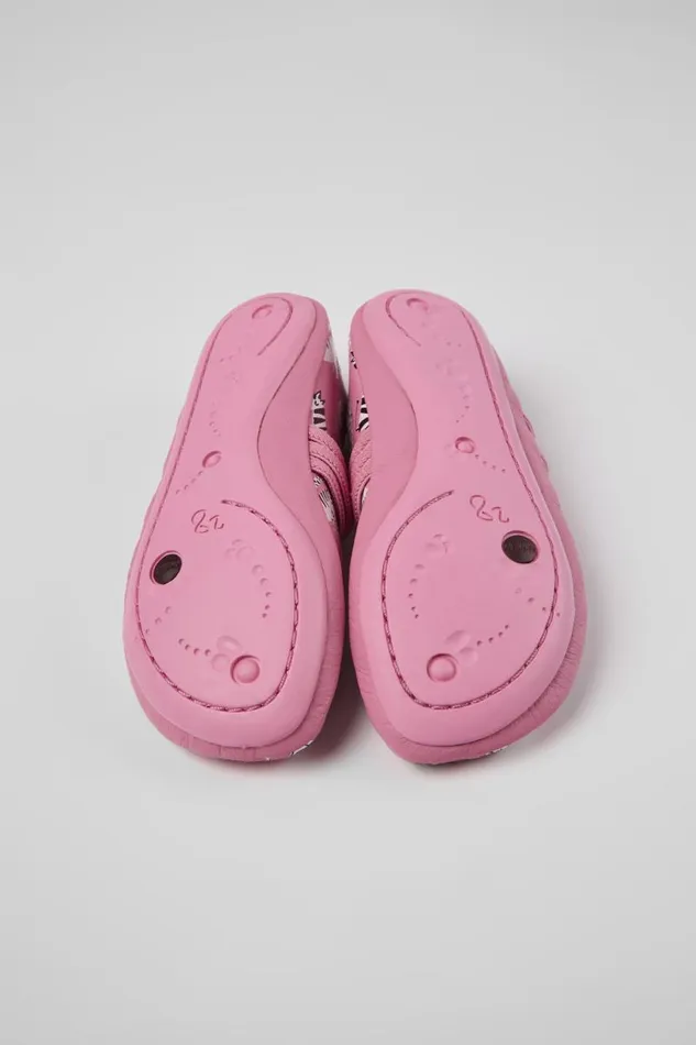 Kids Camper Ballerinas Twins Pink Leather Ballerinas For Kids Kids Camper Ballerinas Twins Pink Leather Ballerinas For Kids