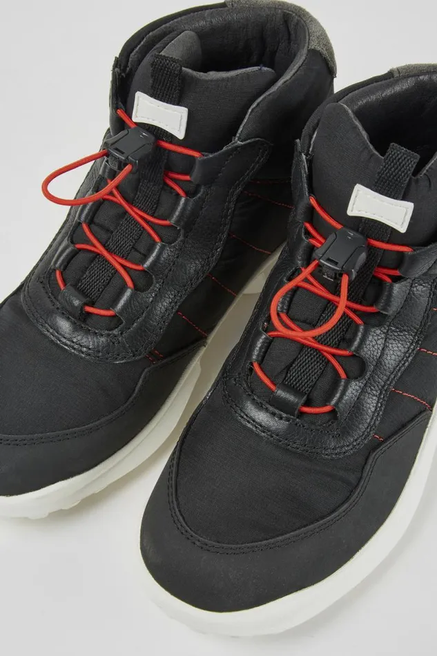Kids Camper Boots CRCLR GORETEX Black Ankle Boots