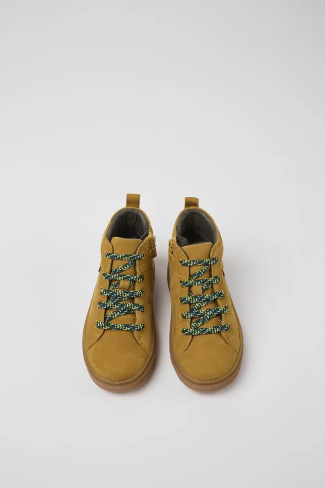 Kids Camper Boots Kiddo Brown Nubuck Ankle Boots For Kids Kids Camper Boots Kiddo Brown Nubuck Ankle Boots For Kids