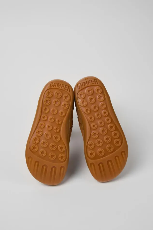 Kids Camper Boots Peu Brown Nubuck And Leather Boots For Kids Kids Camper Boots Peu Brown Nubuck And Leather Boots For Kids