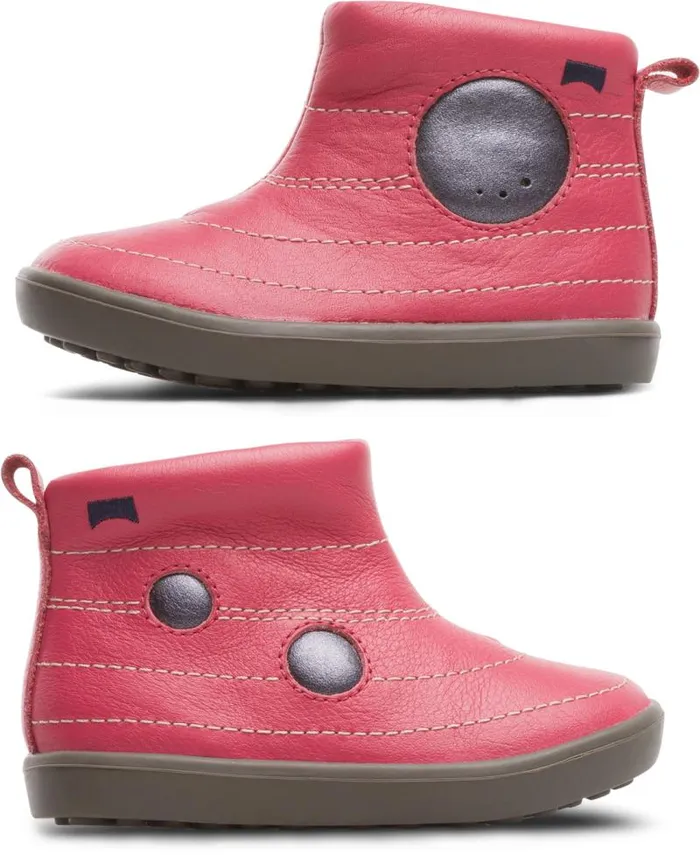 Kids Camper Boots Twins Pink TWINS Zip Ankle Boot For Girls Kids Camper Boots Twins Pink TWINS Zip Ankle Boot For Girls