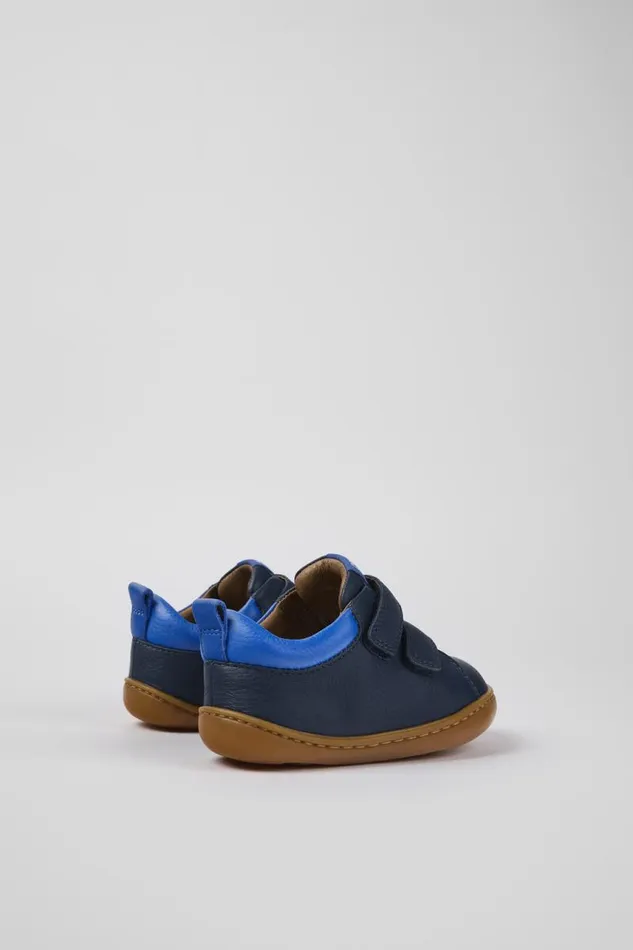 Kids Camper Sneakers Peu Blue Leather Sneaker Kids Camper Sneakers Peu Blue Leather Sneaker