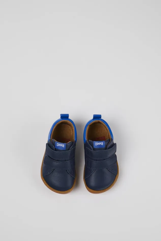 Kids Camper Sneakers Peu Blue Leather Sneaker Kids Camper Sneakers Peu Blue Leather Sneaker