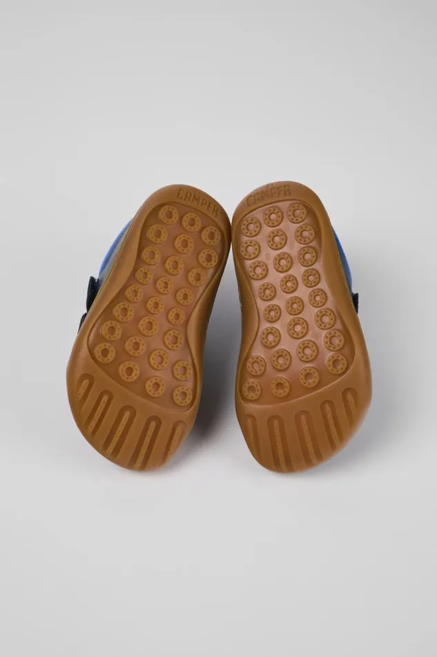 Kids Camper Sneakers Peu Blue Leather Sneaker Kids Camper Sneakers Peu Blue Leather Sneaker