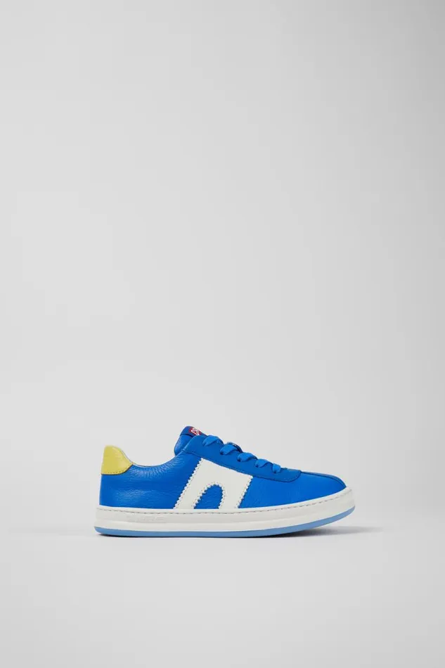 Kids Camper Sneakers Twins Blue Leather Sneaker Kids Camper Sneakers Twins Blue Leather Sneaker