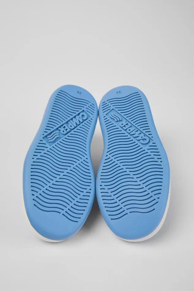 Kids Camper Sneakers Twins Blue Leather Sneaker Kids Camper Sneakers Twins Blue Leather Sneaker