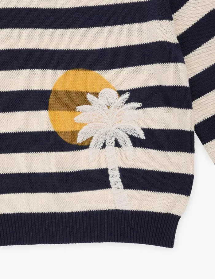 Kids Clothing Zimmermann Alight Embroidered Sweater Multi