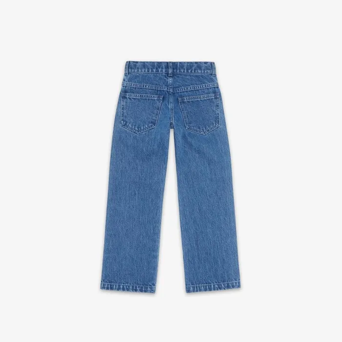 Kids Denim Junior Trousers Blue Fendi Ready To Wear