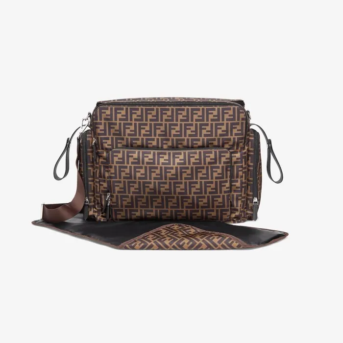 Kids Ff Logo Changing Bag Fendi Strollers and Accessories