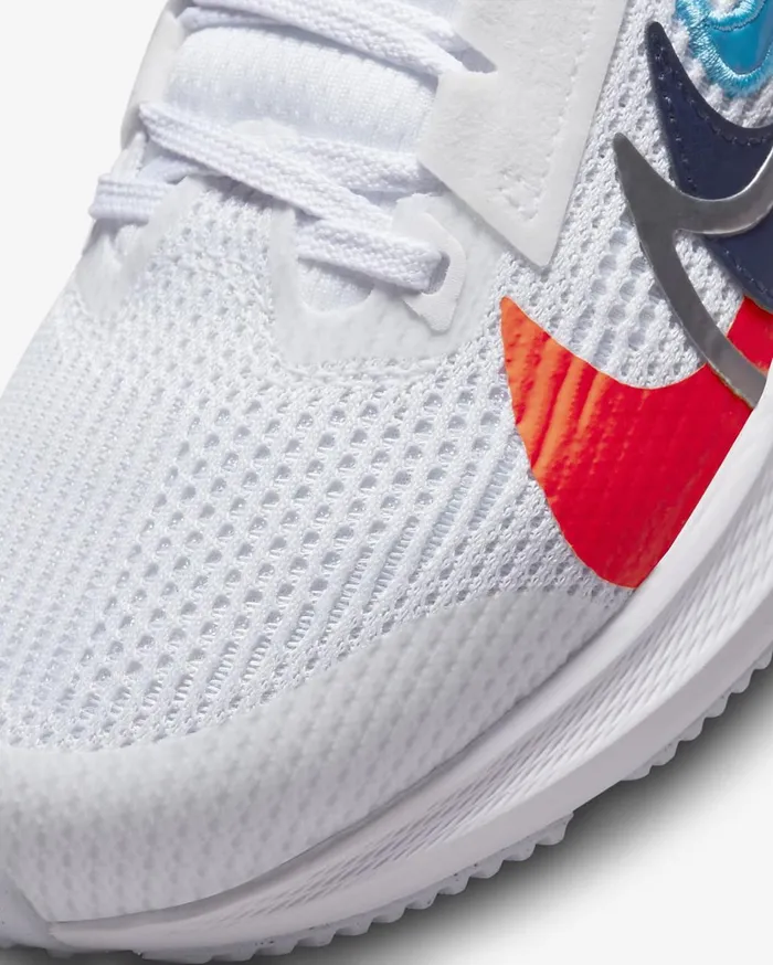 Kids Nike Air Zoom Pegasus 40 PR WhiteFootball GreyMultiColor Nike Running
