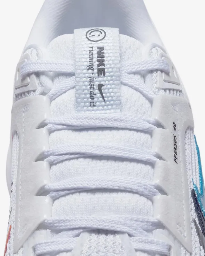 Kids Nike Air Zoom Pegasus 40 PR WhiteFootball GreyMultiColor Nike Running