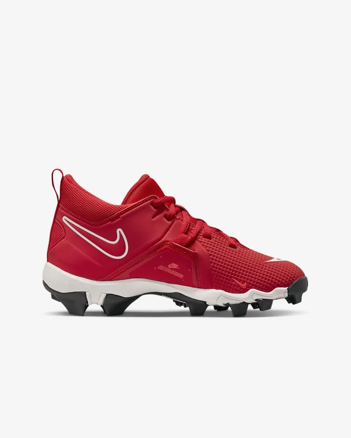 Kids Nike Alpha Menace 3 Shark University RedBright CrimsonSummit WhiteWhite Nike Shoes 70 and Under