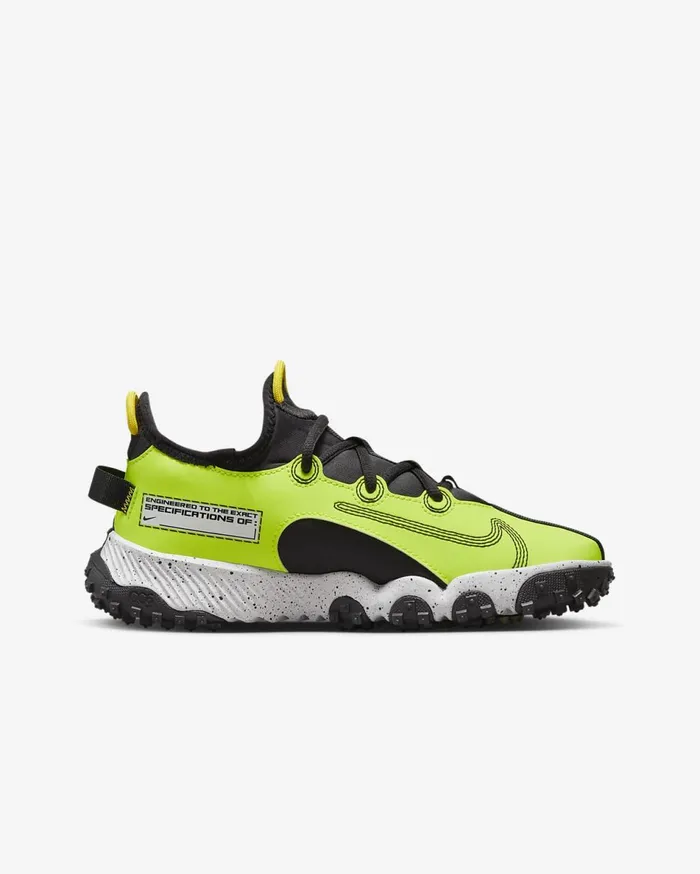 Kids Nike Future Field VoltBlackOpti YellowWhite Nike Shoes 70 and Under