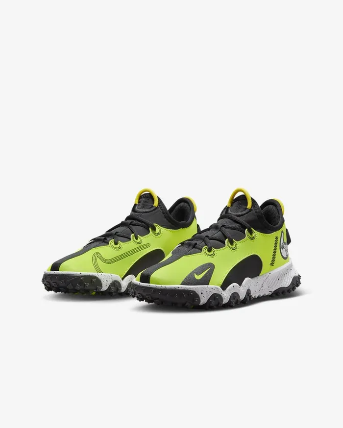 Kids Nike Future Field VoltBlackOpti YellowWhite Nike Shoes 70 and Under