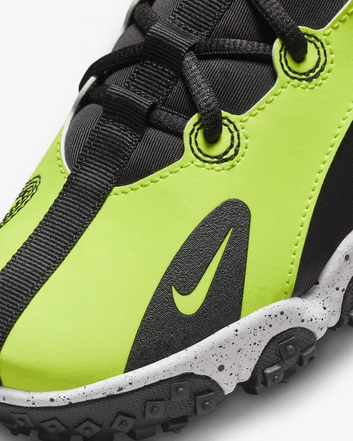 Kids Nike Future Field VoltBlackOpti YellowWhite Nike Shoes 70 and Under