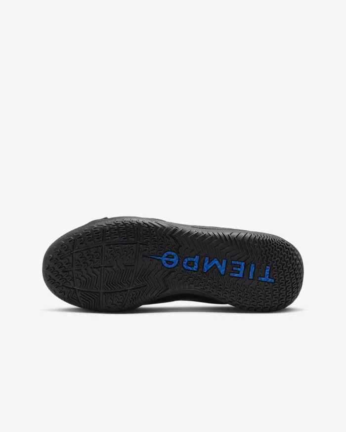 Kids Nike Jr Tiempo Legend 9 Academy IC BlackSummit WhiteLight Photo BlueDark Smoke Grey Nike Soccer