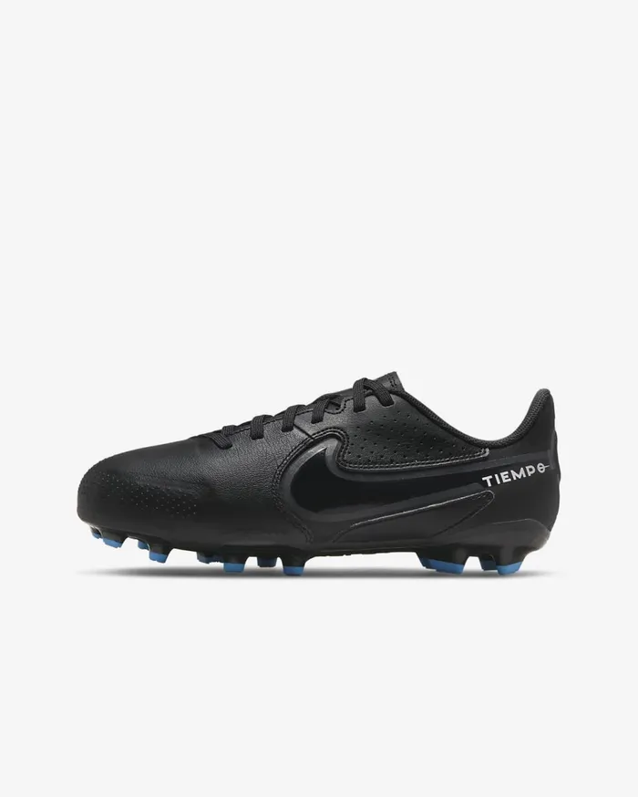 Kids Nike Jr Tiempo Legend 9 Academy MG BlackSummit WhiteLight Photo BlueDark Smoke Grey Nike Soccer Kids Nike Jr Tiempo Legend 9 Academy MG BlackSummit WhiteLight Photo BlueDark Smoke Grey Nike Soccer
