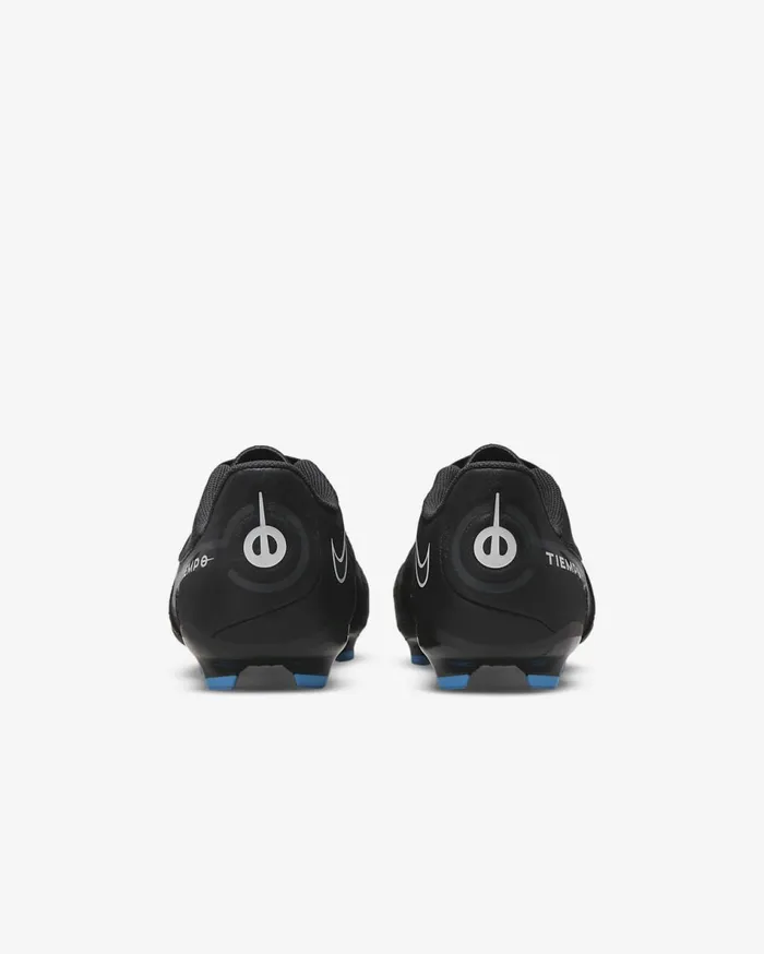 Kids Nike Jr Tiempo Legend 9 Academy MG BlackSummit WhiteLight Photo BlueDark Smoke Grey Nike Soccer