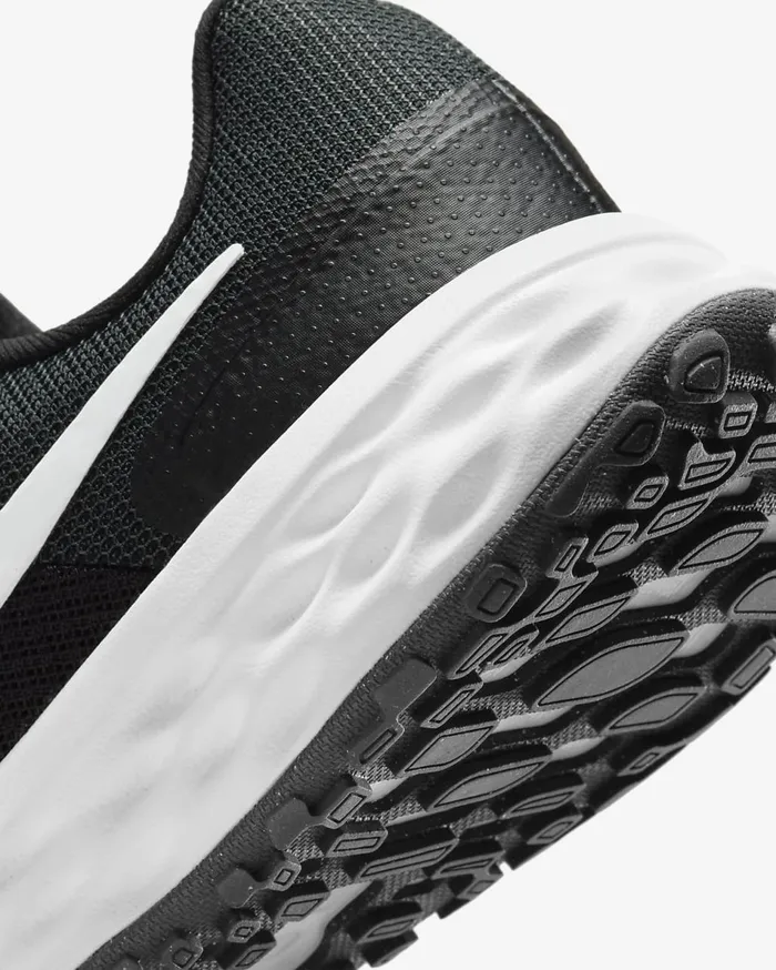 Kids Nike Revolution 6 BlackDark Smoke GreyWhite Nike Running