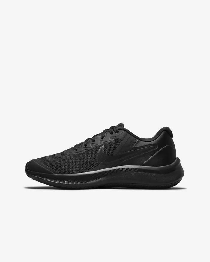 Kids Nike Star Runner 3 BlackDark Smoke GreyBlack Nike Running