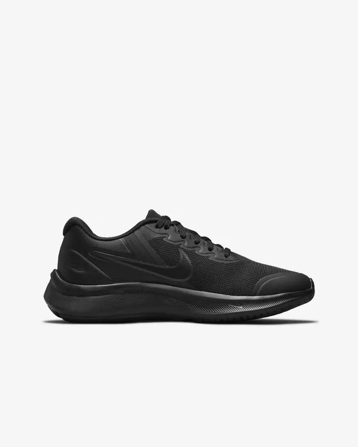 Kids Nike Star Runner 3 BlackDark Smoke GreyBlack Nike Running