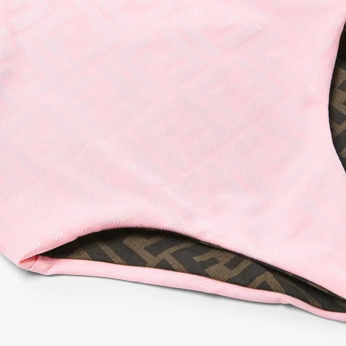 Kids Reversible Lycra OnePiece Costume Pink Fendi Ready To Wear