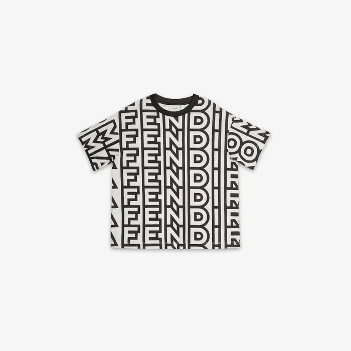 Kids TwoTone Fendi By Marc Jacobs Mini Me TShirt Multicolour Fendi Ready To Wear