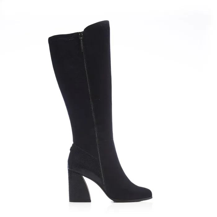 Knee High Boots Women Moda In Pelle Tigerlily Navy Protauras