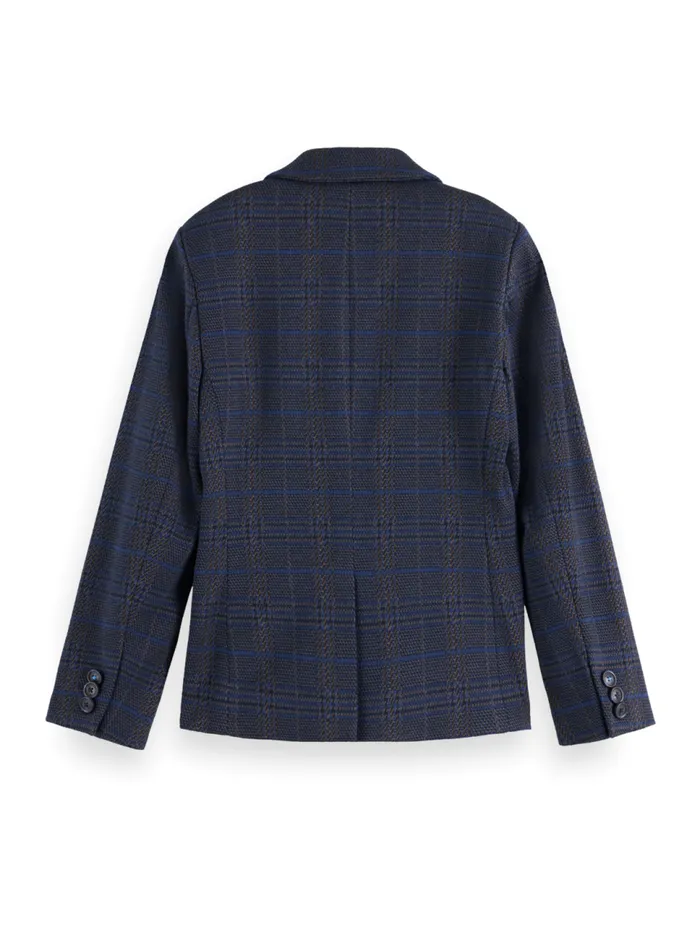 KNITTED BLAZER Bookworm Check Kids Scotch and Soda Blazers