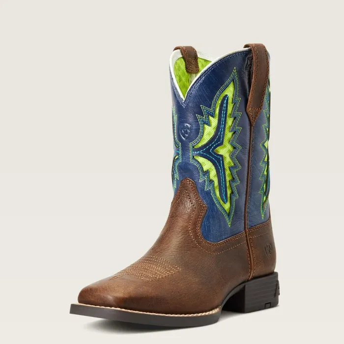 Koel VentTEK Western Boot Rowdy Rust Kids Ariat Big Kids039 Footwear