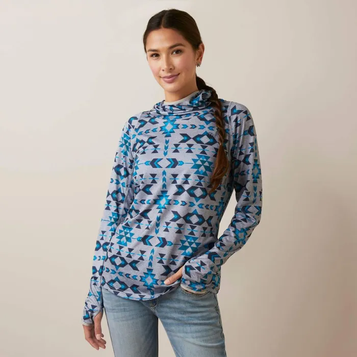 Laguna Hoodie Riverton Print Women Ariat TShirts and Tops
