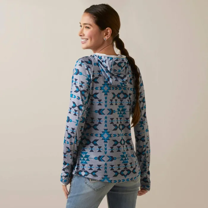 Laguna Hoodie Riverton Print Women Ariat TShirts and Tops
