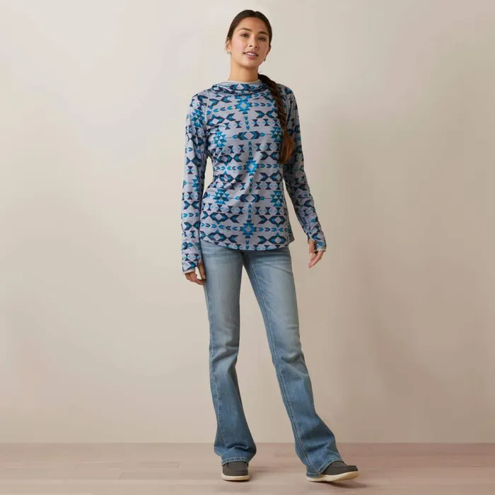 Laguna Hoodie Riverton Print Women Ariat TShirts and Tops