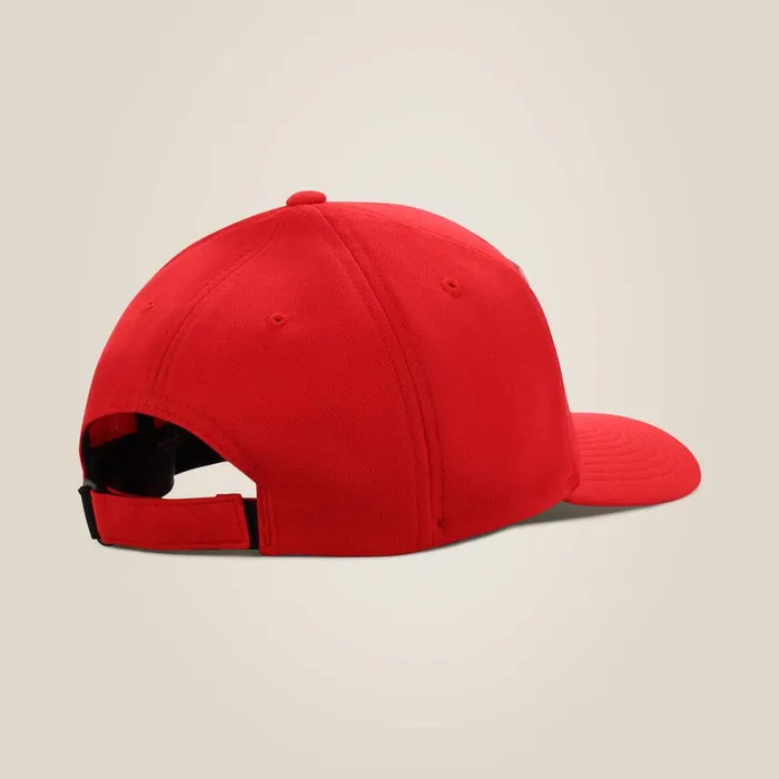 Large Logo Patch Cap Red Men Ariat Hats and Caps Large Logo Patch Cap Red Men Ariat Hats and Caps