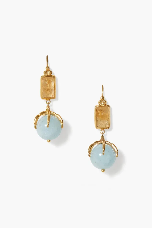 Lark Drop Earrings Citrine Mix Women Chan Luu Earrings
