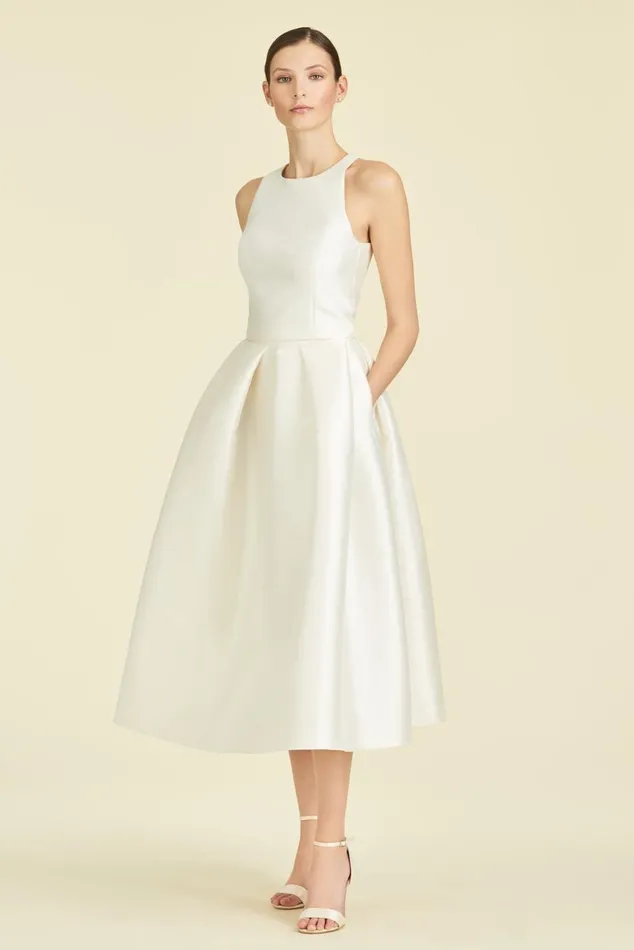 Leighton Skirt 8211 Off White 8211 Mikado Women Sachin and Babi Skirts
