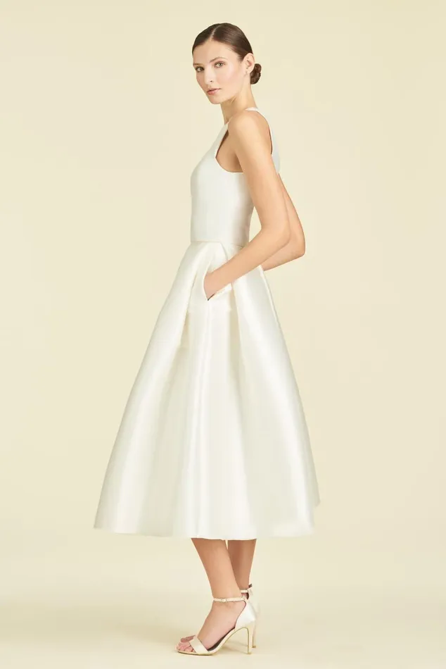 Leighton Skirt 8211 Off White 8211 Mikado Women Sachin and Babi Skirts