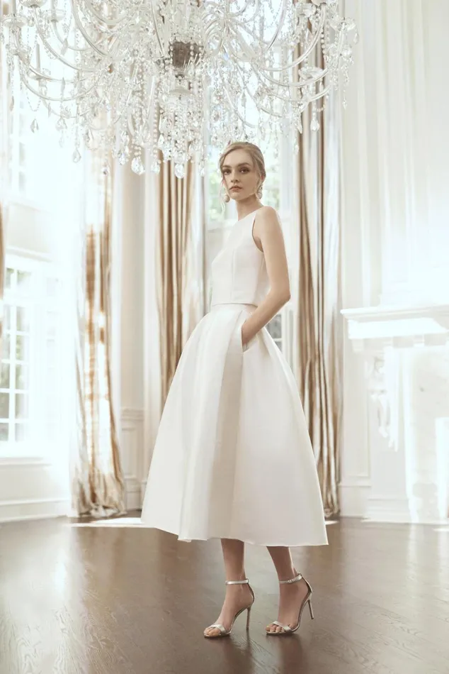 Leighton Skirt 8211 Off White 8211 Mikado Women Sachin and Babi Skirts
