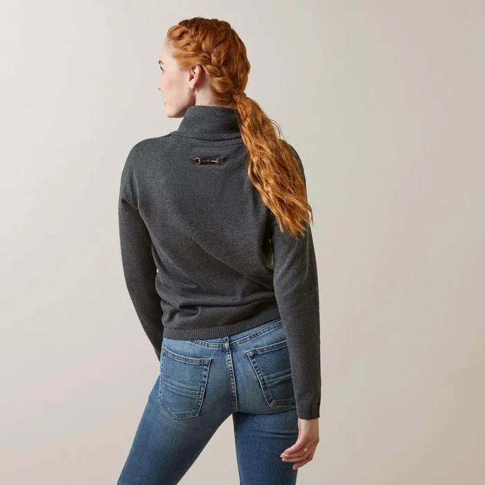 Lexi Sweater Charcoal Women Ariat Sweatshirts and Hoodies Lexi Sweater Charcoal Women Ariat Sweatshirts and Hoodies