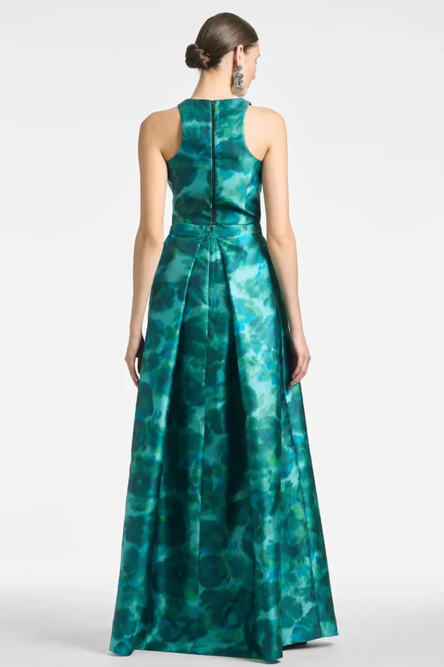 Lexie Top 8211 Emerald Watercolor Floral Women Sachin and Babi Matching Sets