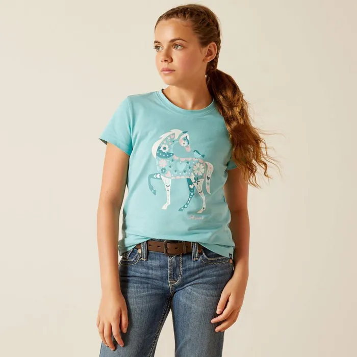 Little Friend TShirt Marine Blue Kids Ariat TShirts and Polos