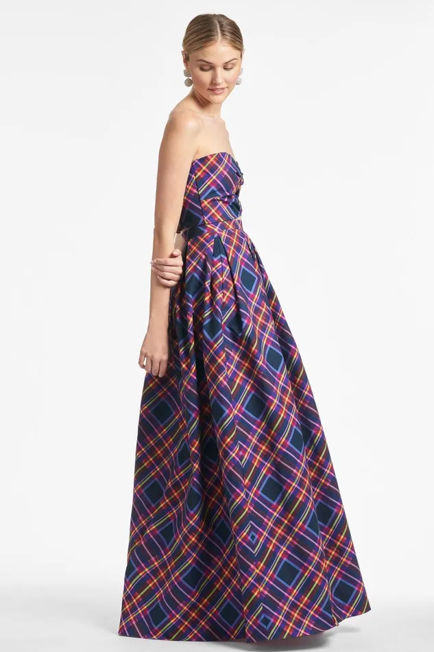 Liza Top 8211 Party Plaid Women Sachin and Babi Matching Sets