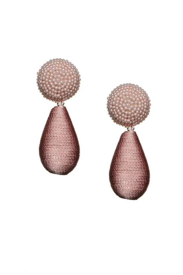 Lottie Earrings 8211 Smooth Beads Thread Women Sachin and Babi Earrings Lottie Earrings 8211 Smooth Beads Thread Women Sachin and Babi Earrings