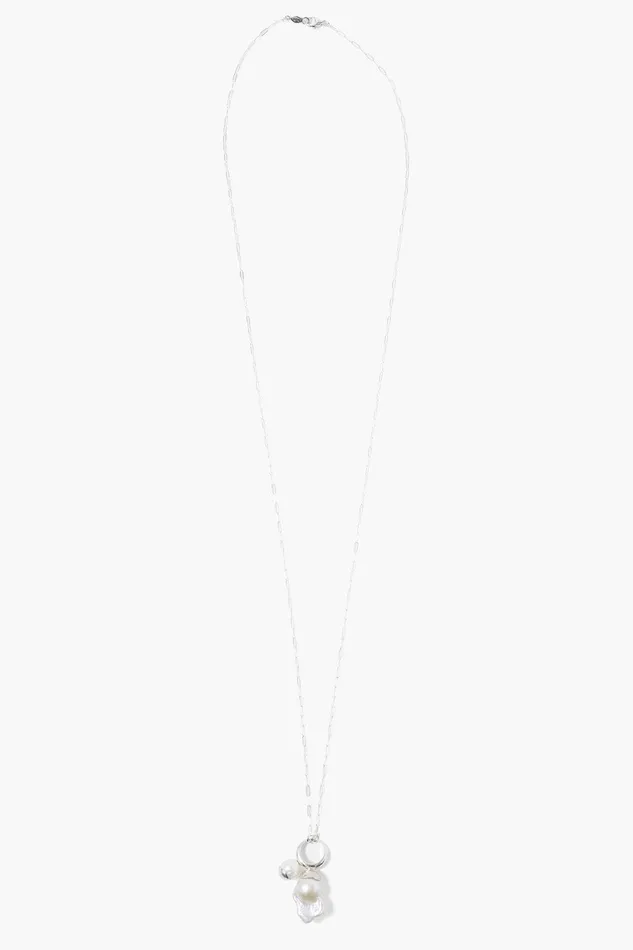 Luana Pearl Necklace Silver Women Chan Luu Necklaces